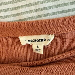 Eesome Tan Dress with Elegant Knit Texture